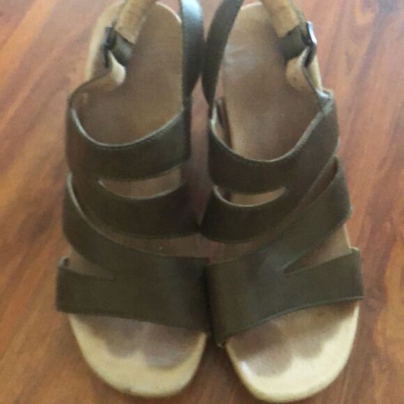 Dansko Brown leather chunky heel sandals. Size 39 - Picture 10 of 10